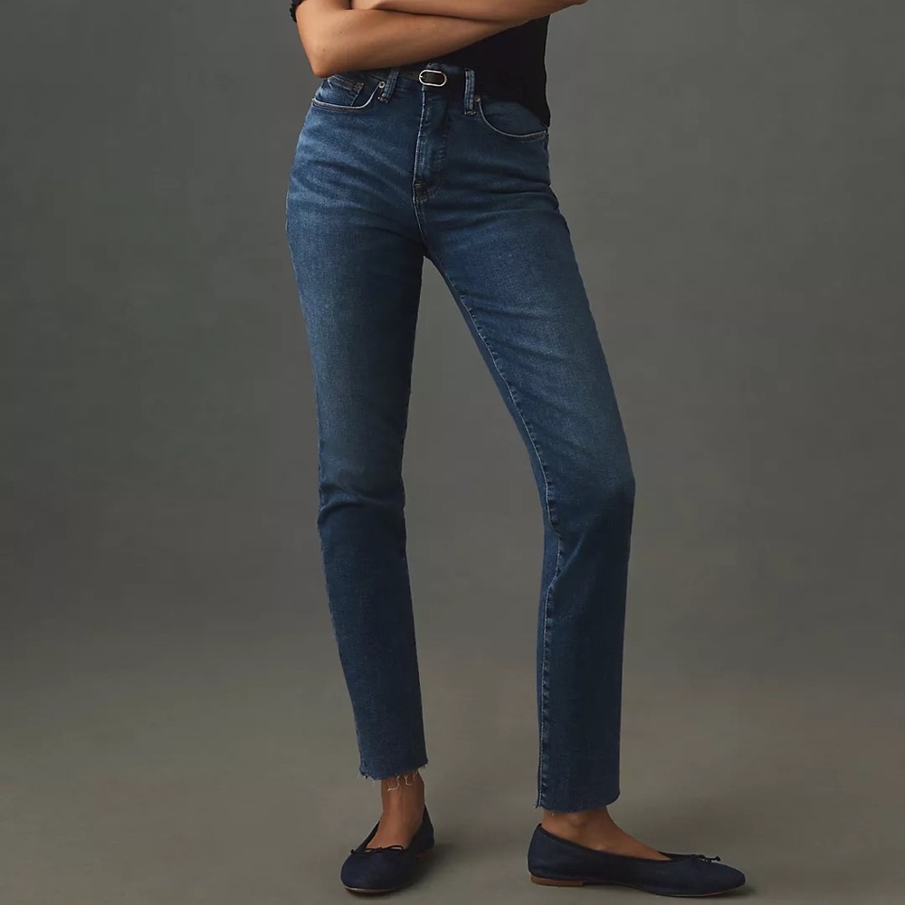 NWT Good American Good Legs Mid Rise Cigarette Jeans from Anthropologie